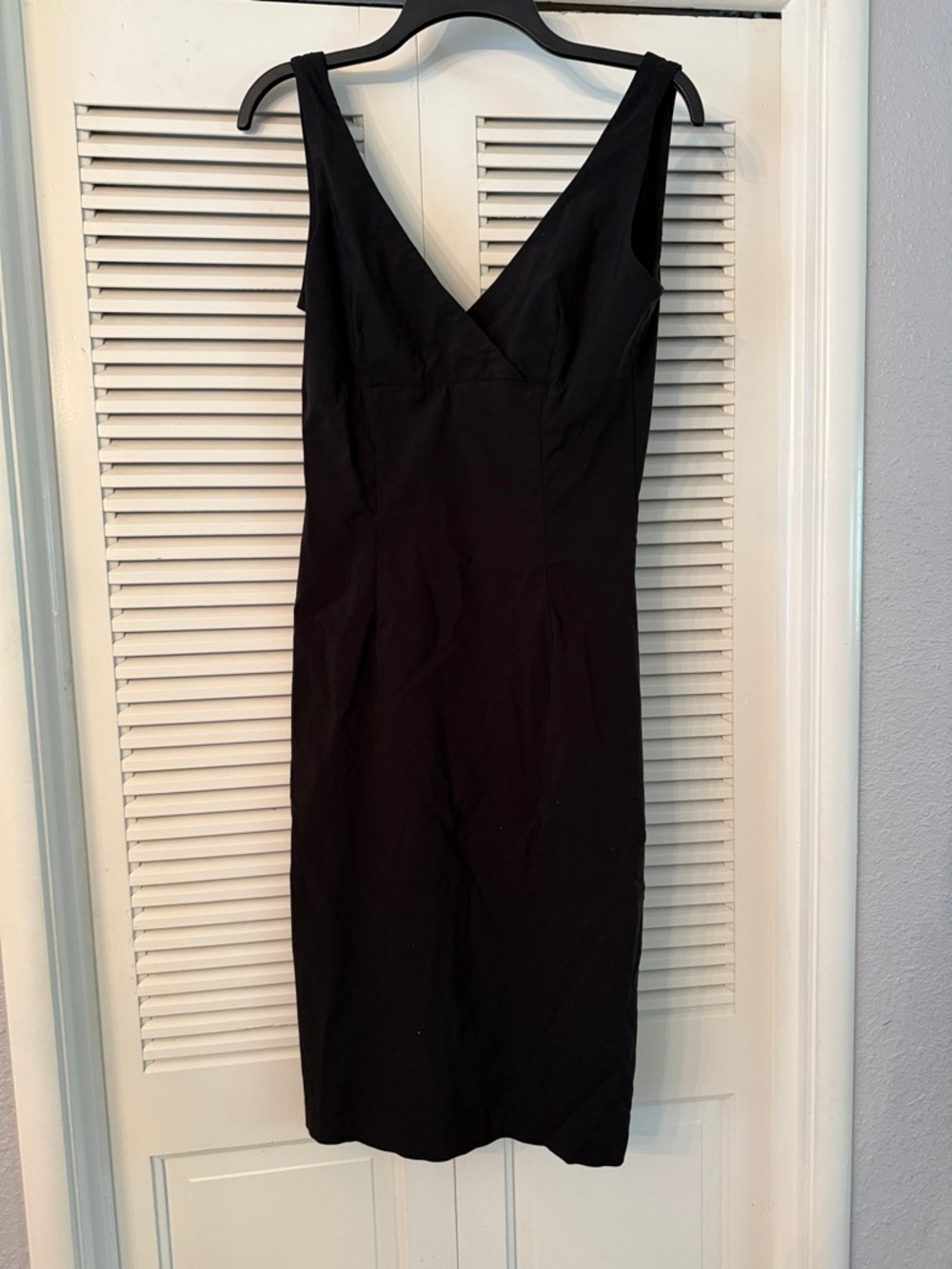 Necessary Objects Black Sleeveless V-Neck Mini Dress